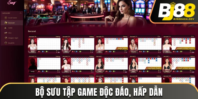 Bộ sưu tập game độc đáo, hấp dẫn