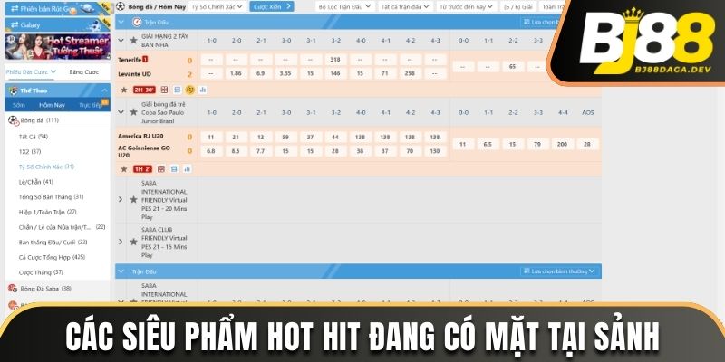 Các siêu phẩm hot hit đang có mặt tại sảnh