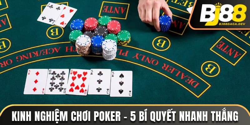 kinh nghiệm chơi poker